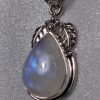 Rainbow Moonstone Pear pendant - Image 2