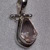 Rose Quartz Hinged Pendant