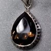 Smokey Quartz Large Pear Pendant