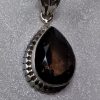 Smokey Quartz Large Pear Pendant - Image 4