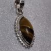 Tiger Eye Marquee Ornate Pendant - Image 2