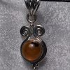 Amber Double Swirl Pendant - Image 3