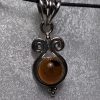 Amber Double Swirl Pendant - Image 4