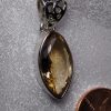 Citrine Marquee Faceted Bezel Set Pendant - Image 2