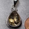 Citrine Faceted Pear Bezel Set Pendant - Image 5