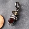 Citrine and Carnelian Hinged Pendant