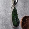 Chrome Diopside Raw Bezel Set Pendant