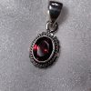 Garnet Oval Petite Pendant - Image 5