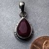 Ruby Pear Pendant - Image 3