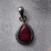 Ruby Pear Pendant - Image 7