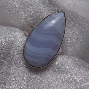 Blue Crazy Lace Agate ring