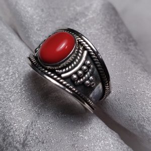 Red Coral Ornate band
