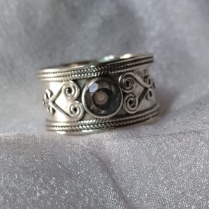 Sterling Grey Blue Topaz Ring
